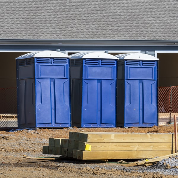 what is the expected delivery and pickup timeframe for the porta potties in Halaula HI